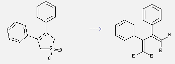 Benzene,1,1'-[1,2-bis(methylene)-1,2-ethanediyl]bis- can be prepared by 3,4-diphenyl-2,5-dihydro-thiophene-1,1-dioxide